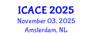 International Conference on Architectural and Civil Engineering (ICACE) November 03, 2025 - Amsterdam, Netherlands