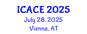 International Conference on Architectural and Civil Engineering (ICACE) July 28, 2025 - Vienna, Austria