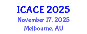 International Conference on Architectural and Civil Engineering (ICACE) November 17, 2025 - Melbourne, Australia