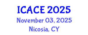 International Conference on Architectural and Civil Engineering (ICACE) November 03, 2025 - Nicosia, Cyprus