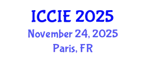 International Conference on Computer and Information Engineering (ICCIE) November 24, 2025 - Paris, France
