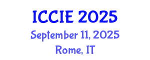 International Conference on Computer and Information Engineering (ICCIE) September 11, 2025 - Rome, Italy