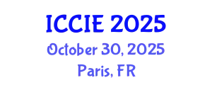 International Conference on Computer and Information Engineering (ICCIE) October 30, 2025 - Paris, France