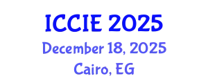 International Conference on Computer and Information Engineering (ICCIE) December 18, 2025 - Cairo, Egypt