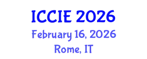 International Conference on Computer and Information Engineering (ICCIE) February 16, 2026 - Rome, Italy