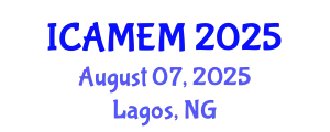 International Conference on Applied Mathematics and Engineering Mathematics (ICAMEM) August 07, 2025 - Lagos, Nigeria