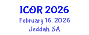 International Conference on Operations Research (ICOR) February 16, 2026 - Jeddah, Saudi Arabia