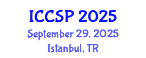 International Conference on Communications and Signal Processing (ICCSP) September 29, 2025 - Istanbul, Turkey