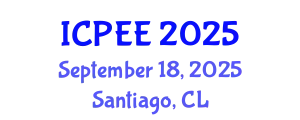 International Conference on Power and Energy Engineering (ICPEE) September 18, 2025 - Santiago, Chile