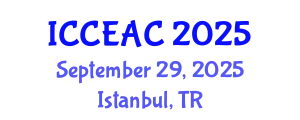 International Conference on Chemical Engineering and Applied Chemistry (ICCEAC) September 29, 2025 - Istanbul, Turkey