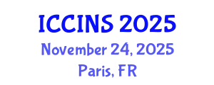 International Conference on Computer, Information and Network Security (ICCINS) November 24, 2025 - Paris, France