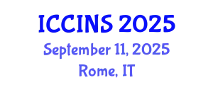International Conference on Computer, Information and Network Security (ICCINS) September 11, 2025 - Rome, Italy