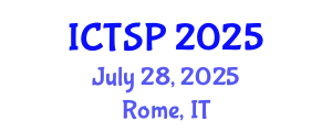 International Conference on Telecommunications and Signal Processing (ICTSP) July 28, 2025 - Rome, Italy