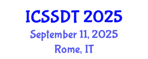 International Conference on Smart Systems, Devices and Technologies (ICSSDT) September 11, 2025 - Rome, Italy