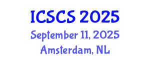 International Conference on Social and Cultural Studies (ICSCS) September 11, 2025 - Amsterdam, Netherlands