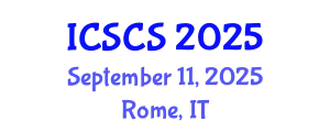 International Conference on Social and Cultural Studies (ICSCS) September 11, 2025 - Rome, Italy