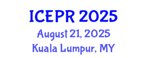 International Conference on Environmental Pollution and Remediation (ICEPR) August 21, 2025 - Kuala Lumpur, Malaysia