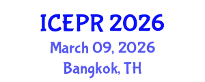 International Conference on Environmental Pollution and Remediation (ICEPR) March 09, 2026 - Bangkok, Thailand