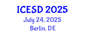 International Conference on Environmental Science and Development (ICESD) July 24, 2025 - Berlin, Germany