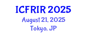 International Conference on Flood Recovery, Innovation and Response (ICFRIR) August 21, 2025 - Tokyo, Japan