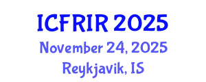 International Conference on Flood Recovery, Innovation and Response (ICFRIR) November 24, 2025 - Reykjavik, Iceland