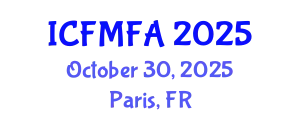 International Conference on Fluid Mechanics and Flow Analysis (ICFMFA) October 30, 2025 - Paris, France