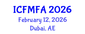 International Conference on Fluid Mechanics and Flow Analysis (ICFMFA) February 12, 2026 - Dubai, United Arab Emirates