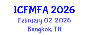 International Conference on Fluid Mechanics and Flow Analysis (ICFMFA) February 02, 2026 - Bangkok, Thailand