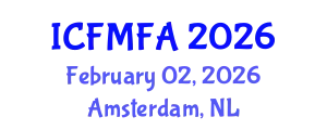 International Conference on Fluid Mechanics and Flow Analysis (ICFMFA) February 02, 2026 - Amsterdam, Netherlands