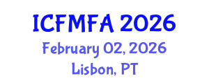 International Conference on Fluid Mechanics and Flow Analysis (ICFMFA) February 02, 2026 - Lisbon, Portugal