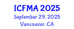International Conference on Fluid Mechanics and Applications (ICFMA) September 29, 2025 - Vancouver, Canada