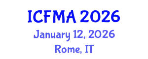 International Conference on Fluid Mechanics and Applications (ICFMA) January 12, 2026 - Rome, Italy
