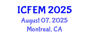 International Conference on Food Engineering and Management (ICFEM) August 07, 2025 - Montreal, Canada