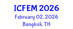 International Conference on Food Engineering and Management (ICFEM) February 02, 2026 - Bangkok, Thailand
