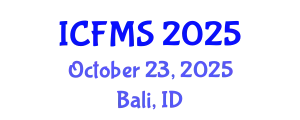 International Conference on Food Manufacturing and Safety (ICFMS) October 23, 2025 - Bali, Indonesia