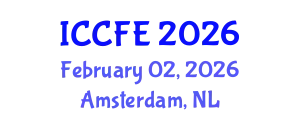 International Conference on Chemical and Food Engineering (ICCFE) February 02, 2026 - Amsterdam, Netherlands