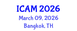 International Conference on Applied Mathematics (ICAM) March 09, 2026 - Bangkok, Thailand