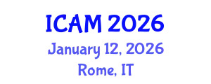 International Conference on Applied Mathematics (ICAM) January 12, 2026 - Rome, Italy