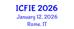 International Conference on Fuzzy Information and Engineering (ICFIE) January 12, 2026 - Rome, Italy