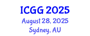International Conference on Geography and Geosciences (ICGG) August 28, 2025 - Sydney, Australia