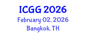International Conference on Geography and Geosciences (ICGG) February 02, 2026 - Bangkok, Thailand