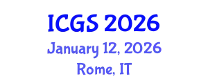 International Conference on Geological Sciences (ICGS) January 12, 2026 - Rome, Italy