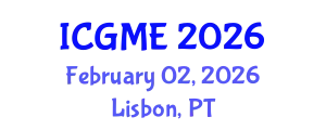 International Conference on Green Manufacturing Engineering (ICGME) February 02, 2026 - Lisbon, Portugal