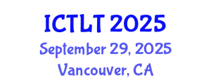 International Conference on Transportation and Logistics Technology (ICTLT) September 29, 2025 - Vancouver, Canada
