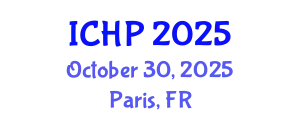 International Conference on Hydraulics and Pneumatics (ICHP) October 30, 2025 - Paris, France
