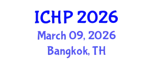 International Conference on Hydraulics and Pneumatics (ICHP) March 09, 2026 - Bangkok, Thailand