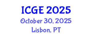 International Conference on Geological Engineering (ICGE) October 30, 2025 - Lisbon, Portugal