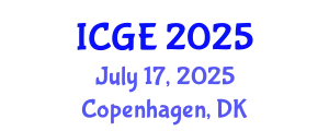 International Conference on Geological Engineering (ICGE) July 17, 2025 - Copenhagen, Denmark