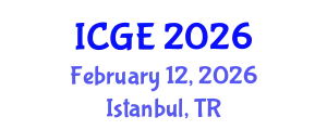 International Conference on Geological Engineering (ICGE) February 12, 2026 - Istanbul, Turkey