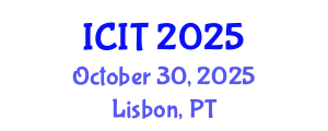International Conference on Industrial Technology (ICIT) October 30, 2025 - Lisbon, Portugal